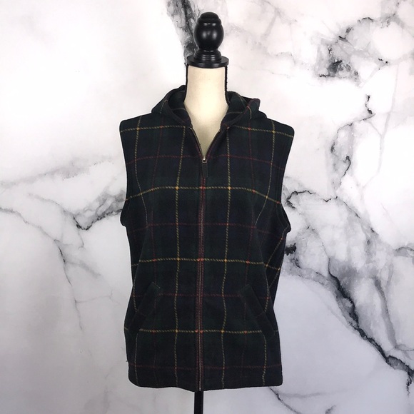 Lauren Ralph Lauren Jackets & Blazers - 🦋RALPH LAUREN🦋 plaid hooded zip up vest